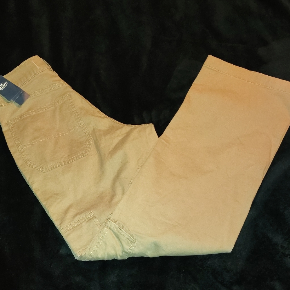 Hollister Khaki Relaxed Fit Pants